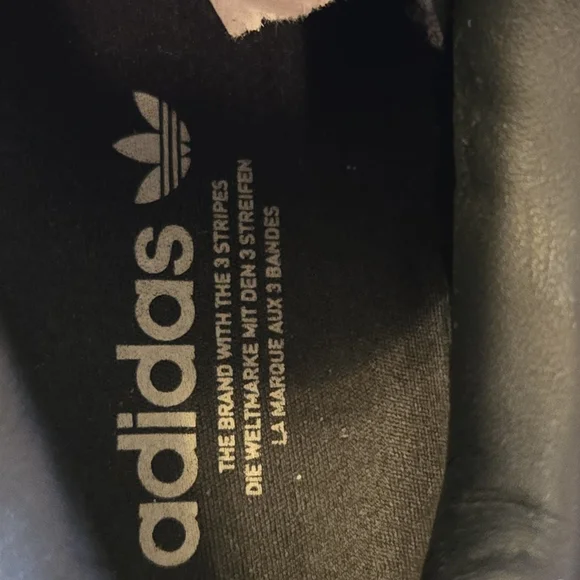Adidas Kids Black and White Sneakers - Picture 5 of 12